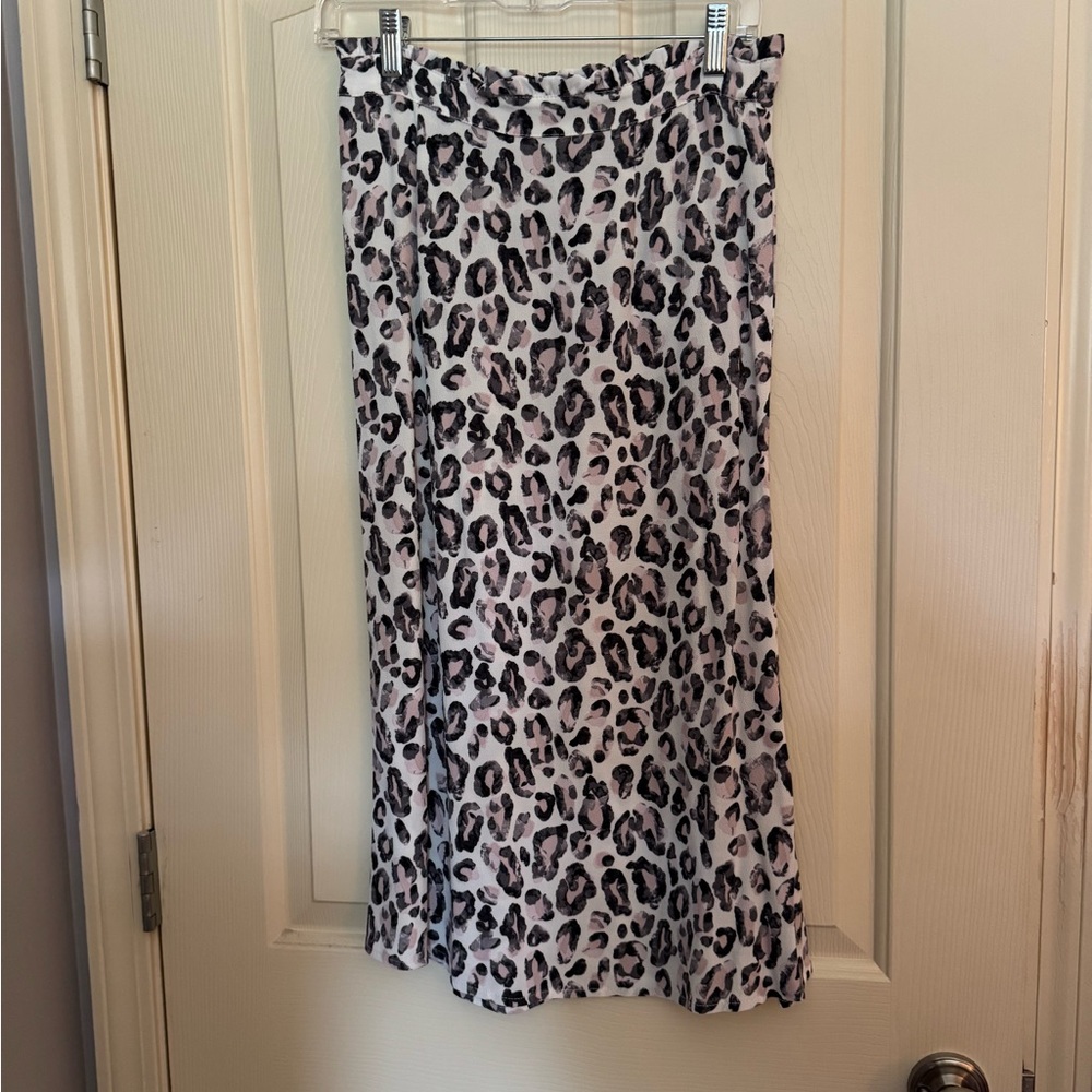 Leopard Print Women's Skirt
